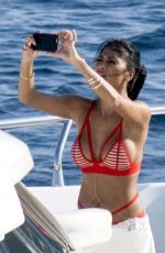 NICOLE SCHERZINGER in Bikini on a Yacht in Mykonos 08/02/2016