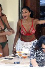 NICOLE SCHERZINGER in Bikini on a Yacht in Mykonos 08/02/2016