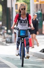 NINA AGDAL Heading to a Gym in New York 08/21/2016