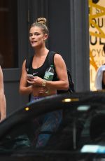 NINA AGDAL Leaves SoulCycle in New York 08/11/2016