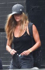 NINA AGDAL Leaves SoulCycle in New York 08/11/2016