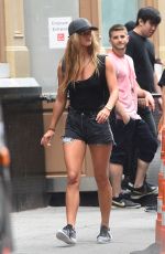 NINA AGDAL Leaves SoulCycle in New York 08/11/2016