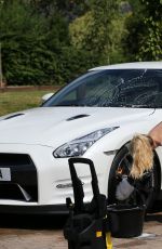 OLA JORDAN Washing Her Car in Kent 08/19/2016