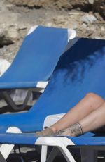 OLIVIA BUCKLAND in Bikini at a Beach in Marbella 08/08/2016