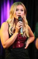 OLIVIA HOLT at Q102 Iheartradio Performance Studio in Bala Cynwyd 08/11/2016