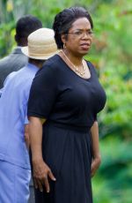 OPRAH WINFREY on the Set of 