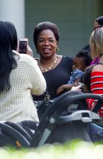 OPRAH WINFREY on the Set of 