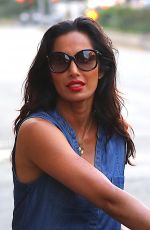 PADMA LAKSHMI Out and About in New York 08/15/2016