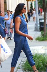 PADMA LAKSHMI Out and About in New York 08/15/2016