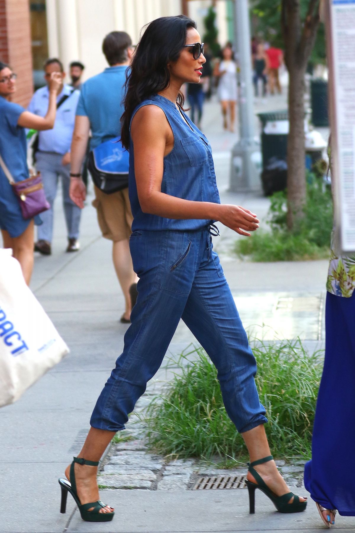 PADMA LAKSHMI Out and About in New York 08/15/2016 – HawtCelebs