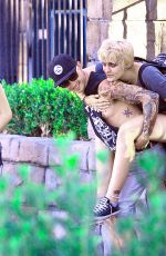 PARIS JACKSON at Disneyland in Anaheim 08/26/2016