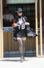 PHOEBE PRICE Out and About in Beverly Hills 08/26/2016