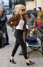 PIXIE LOTT Arrives at Haymarket Hotel in London 08/20/2016