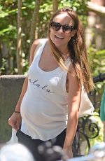 Pregnant OLIVIA WILDE Out and About in New York 08/17/2016