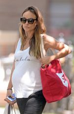 Pregnant OLIVIA WILDE Out and About in New York 08/17/2016