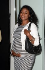 Pregnant TATYANA ALI at 4moms Car Seat Launch in Los Angeles 08/04/2016