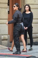 PRIYANKA CHOPRA on the Set of 