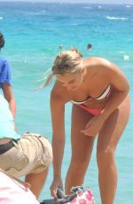 RACHEL FENTON in Bikini at a Beach in Ayia Napa 08/07/2016