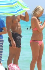 RACHEL FENTON in Bikini at a Beach in Ayia Napa 08/07/2016