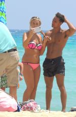 RACHEL FENTON in Bikini at a Beach in Ayia Napa 08/07/2016