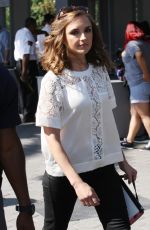 RACHEL LEIGH COOK on the Set of Extra at Universal Studios 08/18/2016