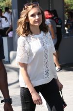 RACHEL LEIGH COOK on the Set of Extra at Universal Studios 08/18/2016