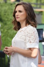 RACHEL LEIGH COOK on the Set of Extra at Universal Studios 08/18/2016