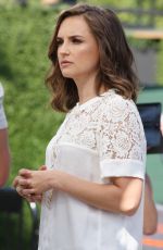 RACHEL LEIGH COOK on the Set of Extra at Universal Studios 08/18/2016
