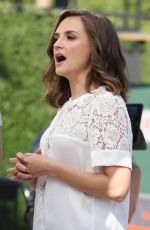 RACHEL LEIGH COOK on the Set of Extra at Universal Studios 08/18/2016