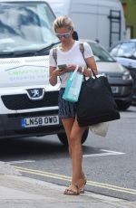 RACHEL RILEY in Shorts Out and About in London 08/09/2016