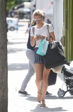 RACHEL RILEY in Shorts Out and About in London 08/09/2016
