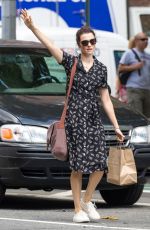 RACHEL WEISZ Hailing a Cab Out in New York 08/26/2016