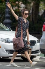 RACHEL WEISZ Hailing a Cab Out in New York 08/26/2016