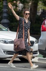 RACHEL WEISZ Hailing a Cab Out in New York 08/26/2016