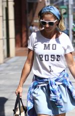 REBECCA GAYHEART at a Nail Salon in Beverly Hills 08/04/2016