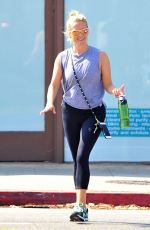 REESE WITHERSPOON at a Yoga Class in Brentwood 08/01/2016