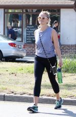 REESE WITHERSPOON at a Yoga Class in Brentwood 08/01/2016