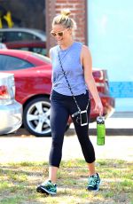 REESE WITHERSPOON at a Yoga Class in Brentwood 08/01/2016