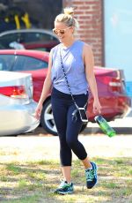 REESE WITHERSPOON at a Yoga Class in Brentwood 08/01/2016