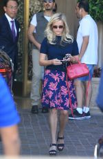REESE WITHERSPOON Leaves Montage Hotel in Beverly Hills 08/19/2016