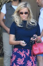 REESE WITHERSPOON Leaves Montage Hotel in Beverly Hills 08/19/2016