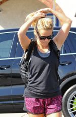 REESE WITHERSPOON Out Jogging in Los Angeles 08/21/2016