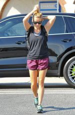 REESE WITHERSPOON Out Jogging in Los Angeles 08/21/2016