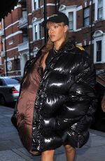 RIHANNA Leaves Harrods in London 08/19/2016