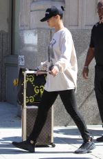 RIHANNA Leaves Her Apartment in New York, 08/28/2016