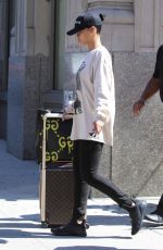 RIHANNA Leaves Her Apartment in New York, 08/28/2016