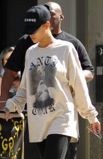 RIHANNA Leaves Her Apartment in New York, 08/28/2016