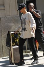 RIHANNA Leaves Her Apartment in New York, 08/28/2016