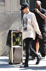 RIHANNA Leaves Her Apartment in New York, 08/28/2016