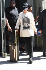 RIHANNA Leaves Her Apartment in New York, 08/28/2016